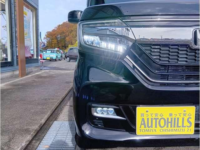 Ｎ－ＢＯＸカスタム Ｇ・Ｌターボホンダセンシング　ターボ　両側電動　クリアランスソナー　アダプティブクルーズ　パドルシフト　ＬＥＤヘッドライト＆フォグ　ハーフレザーシート　ＵＳＢソケット２個　社外ナビ　フルセグＴＶ　Ｂｌｕｅｔｏｏｔｈ　ＤＶＤ再生（58枚目）