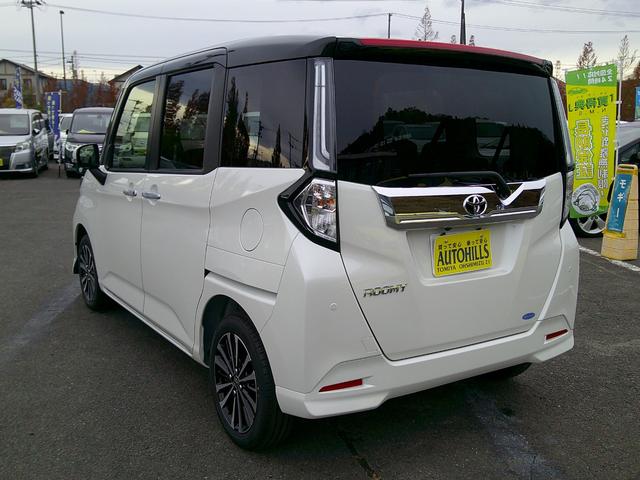 ルーミー カスタムG-T 登録済み未使用車 コンフォートパッケージ 9インチディスプレイオーディオ フルセグTV パノラミックビューパッケージ 両側電動スライドドア LEDヘッドライト 衝突軽減ブレーキ レーンアシスト(9枚目)