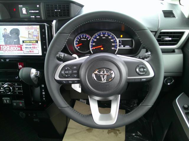 ルーミー カスタムG-T 登録済み未使用車 コンフォートパッケージ 9インチディスプレイオーディオ フルセグTV パノラミックビューパッケージ 両側電動スライドドア LEDヘッドライト 衝突軽減ブレーキ レーンアシスト(16枚目)