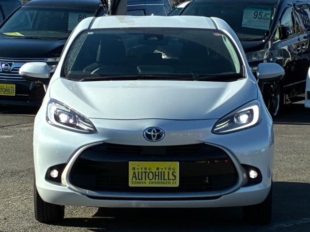 アクア Z 4WD ワンオーナー ハーフレザーシート 10.5型フルセグ 全方位カメラ ドラレコ トヨタセーフティセンス LEDヘッドライト スマートキー プッシュスタート(14枚目)