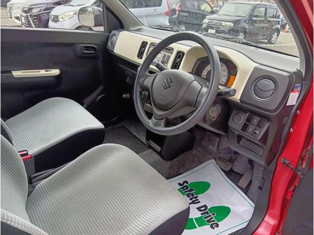 アルト Ｆ　ピュアレッド　５ＡＴ　衝突被害軽減ブレーキ　横滑り抑制機能　純正オーディオ　ＡＭ／ＦＭ／ＣＤ／ＡＵＸ　ライトレベライザー　保証付き（11枚目）