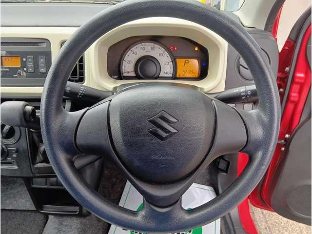 アルト Ｆ　ピュアレッド　５ＡＴ　衝突被害軽減ブレーキ　横滑り抑制機能　純正オーディオ　ＡＭ／ＦＭ／ＣＤ／ＡＵＸ　ライトレベライザー　保証付き（14枚目）