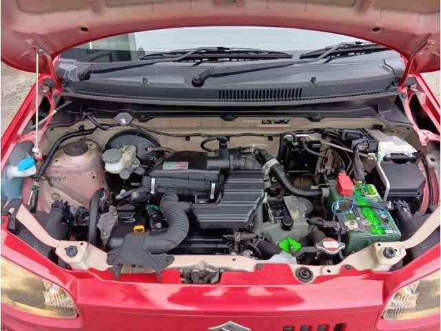 アルト Ｆ　ピュアレッド　５ＡＴ　衝突被害軽減ブレーキ　横滑り抑制機能　純正オーディオ　ＡＭ／ＦＭ／ＣＤ／ＡＵＸ　ライトレベライザー　保証付き（42枚目）