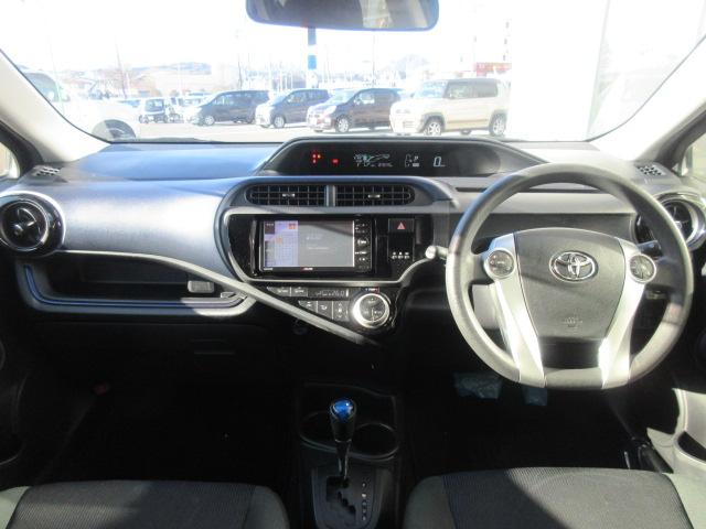 アクア Ｓ　イクリプスナビ／バックカメラ／ＥＴＣ／キーレス／ヘッドライトレベライザー／オートマチックハイビーム／車線逸脱警報システム／電動格納ミラー（5枚目）