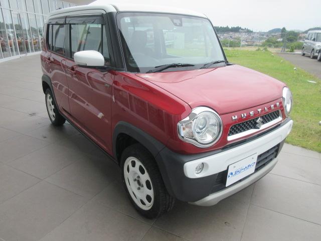 ハスラー Ｊスタイル　バックカメラ／ＥＴＣ／ＤＶＤ再生／シートヒーター／プッシュスタート／スマートキー／ＨＩＤヘッドライト／オートライト／フォグライト／アイドリングストップ／電動格納ミラー（3枚目）