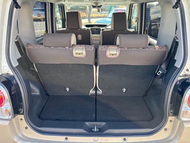 ムーヴキャンバス Ｇメイクアップ　ＳＡＩＩＩ　８インチナビフルセグ　アラウンドビューカメラ　両側パワースライドドア　プッシュスタート　シートカバー　スマアシＩＩＩ　オートエアコン　ベージュツートン（26枚目）