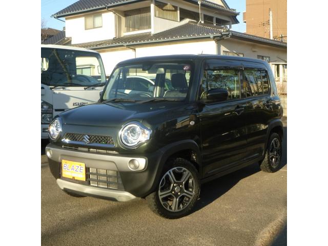 ハスラー Ｇ　４ＷＤ　レーダーブレーキサポート　禁煙車　シートヒーター　スマートキー　メモリーナビ　フルセグ　ブルートゥース　オートエアコン　純正アルミ　オープンカントリー　アイドリングストップ　ダウンヒルアシスト（3枚目）