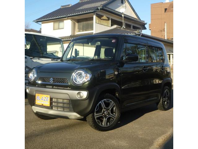 ハスラー Ｇ　４ＷＤ　レーダーブレーキサポート　禁煙車　シートヒーター　スマートキー　メモリーナビ　フルセグ　ブルートゥース　オートエアコン　純正アルミ　オープンカントリー　アイドリングストップ　ダウンヒルアシスト（4枚目）