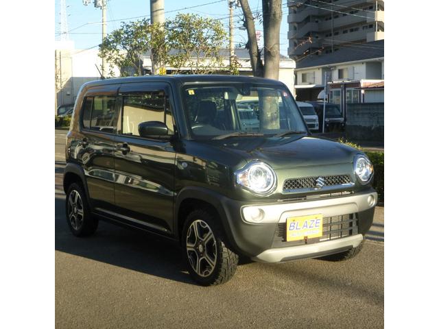 ハスラー Ｇ　４ＷＤ　レーダーブレーキサポート　禁煙車　シートヒーター　スマートキー　メモリーナビ　フルセグ　ブルートゥース　オートエアコン　純正アルミ　オープンカントリー　アイドリングストップ　ダウンヒルアシスト（6枚目）