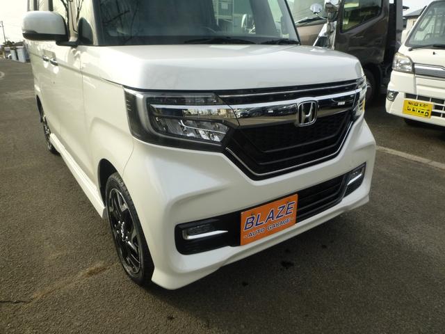 Ｎ－ＢＯＸカスタム Ｇ・Ｌターボホンダセンシング　４ＷＤ　両側電動ドア　軽度冠水歴有ルームクリーニング済　純正ＳＤナビ　衝突被害軽減システム　ハーフレザーシート　スマートキー　ＬＥＤヘッド　ビルトインＥＴＣ　レーダークルコン　純正１５インチアルミ（10枚目）