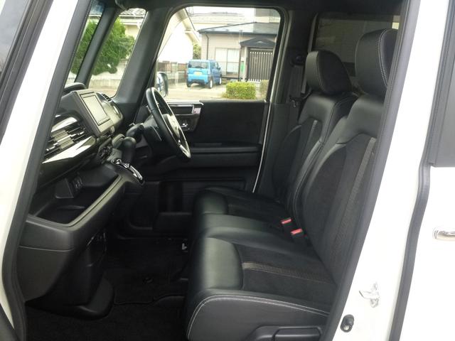 Ｎ－ＢＯＸカスタム Ｇ・Ｌターボホンダセンシング　４ＷＤ　両側電動ドア　軽度冠水歴有ルームクリーニング済　純正ＳＤナビ　衝突被害軽減システム　ハーフレザーシート　スマートキー　ＬＥＤヘッド　ビルトインＥＴＣ　レーダークルコン　純正１５インチアルミ（15枚目）