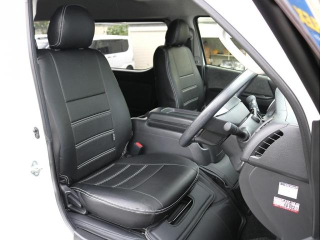 ハイエースワゴン ＧＬ　１０人乗りノーマルシート配列　シートカバー　フットパネル　ＳＤフルセグナビ　ＥＴＣ　パワースライドドア　ブラックエディション　ティーフォースバンパー　ＮＴ－１アルミホイル　ＲＴタイヤ　寒冷地仕様車（4枚目）