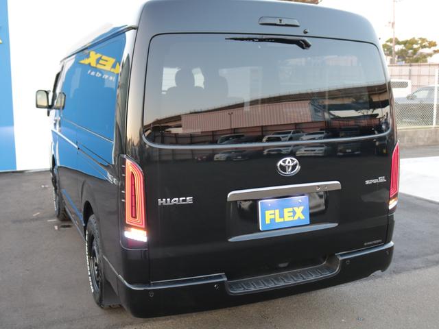 ハイエースバン スーパーＧＬ　ダークプライムＩＩ　高年式・３０００キロ台　オリジナル　ティーフォースフロントスポイラー　ネオトレース　スモークＬＥＤテールランプ　パウ１６インチＡＷ　リンクスファクトリーベットキット　３Ｄフロアマットフロント３Ｐ・リア（34枚目）