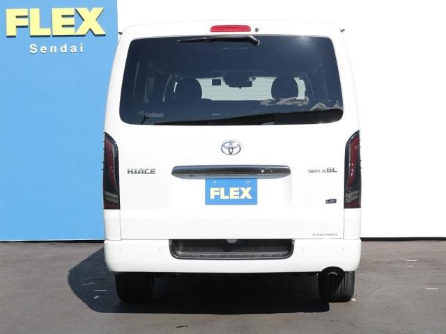 ハイエースバン ロングスーパーGL ダークプライムS 登録済み未使用車ダークプライムS ビックX11インチデカナビ ETC 両側パワースライドドア ベットキット デルフ06アルミホイル18インチ パラダタイヤ オメガLEDテール(8枚目)