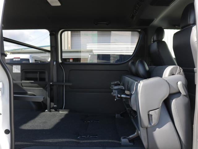 ハイエースバン ロングスーパーGL ダークプライムS 登録済み未使用車ダークプライムS ビックX11インチデカナビ ETC 両側パワースライドドア ベットキット デルフ06アルミホイル18インチ パラダタイヤ オメガLEDテール(49枚目)