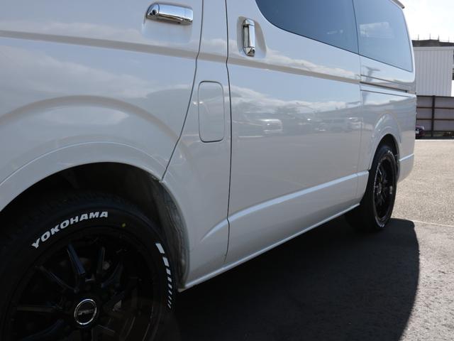 ハイエースバン ロングスーパーGL ダークプライムS 登録済み未使用車ダークプライムS ビックX11インチデカナビ ETC 両側パワースライドドア ベットキット デルフ06アルミホイル18インチ パラダタイヤ オメガLEDテール(54枚目)