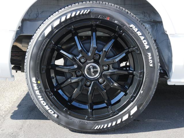ハイエースバン ロングスーパーGL ダークプライムS 登録済み未使用車ダークプライムS ビックX11インチデカナビ ETC 両側パワースライドドア ベットキット デルフ06アルミホイル18インチ パラダタイヤ オメガLEDテール(71枚目)