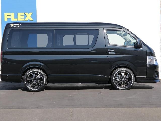 ハイエースワゴン GL MOBY DICKシリーズ【ORCA】 7人乗り リクライニングマット 8ナンバーキャンピングカー FFヒーター 40リットル冷蔵庫 12リットル排水.給水タンク 伸縮式シャワーヘッド付きシンク(6枚目)