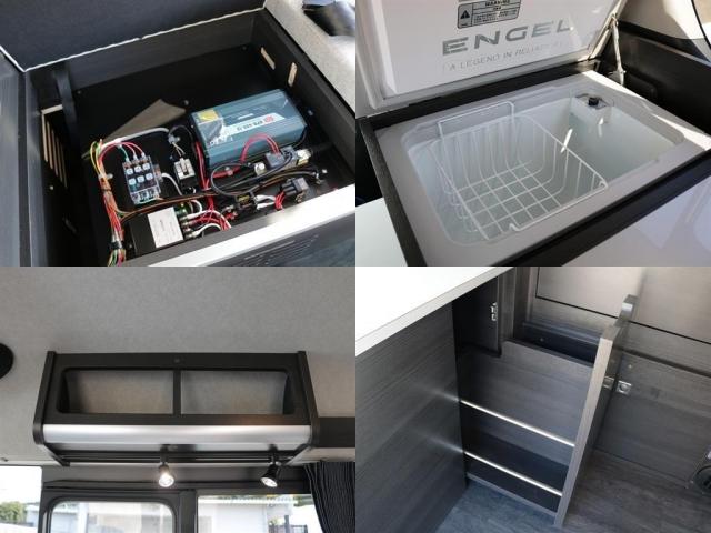 ハイエースワゴン GL MOBY DICKシリーズ【ORCA】 7人乗り リクライニングマット 8ナンバーキャンピングカー FFヒーター 40リットル冷蔵庫 12リットル排水.給水タンク 伸縮式シャワーヘッド付きシンク(17枚目)