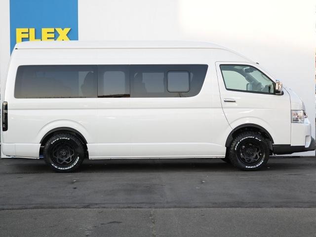 ハイエースワゴン グランドキャビン　ファインテックツアラー　キャプテンシート４脚×ロングスライドレール　ビックＸ１１インチナビ＆フリップダウンモニター　寒冷地仕様　ティーフォーススポイラー　オーバーフェンダー　ＬＥＤテールランプ　アルミホイル（6枚目）