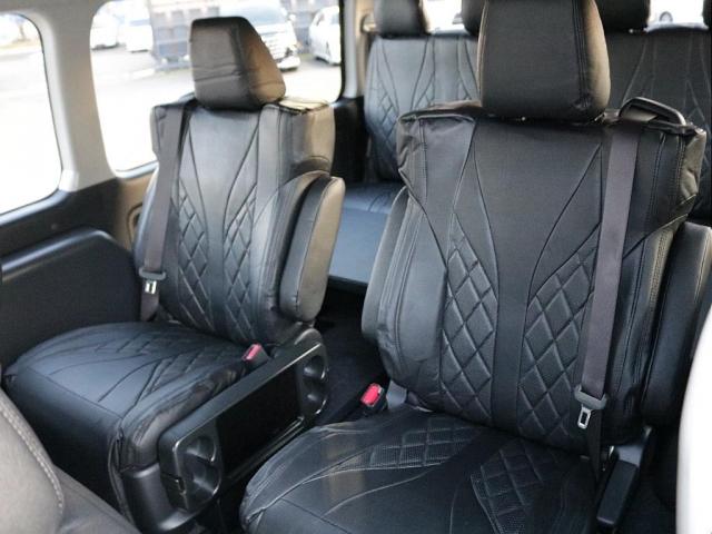 ハイエースワゴン グランドキャビン　ファインテックツアラー　キャプテンシート４脚×ロングスライドレール　ビックＸ１１インチナビ＆フリップダウンモニター　寒冷地仕様　ティーフォーススポイラー　オーバーフェンダー　ＬＥＤテールランプ　アルミホイル（13枚目）