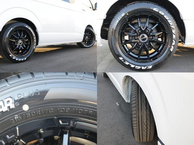 デルフ０６　１７インチＡＷ＆グッドイヤーナスカータイヤ！！　深彫りデザインが特徴的なアルミホイール？