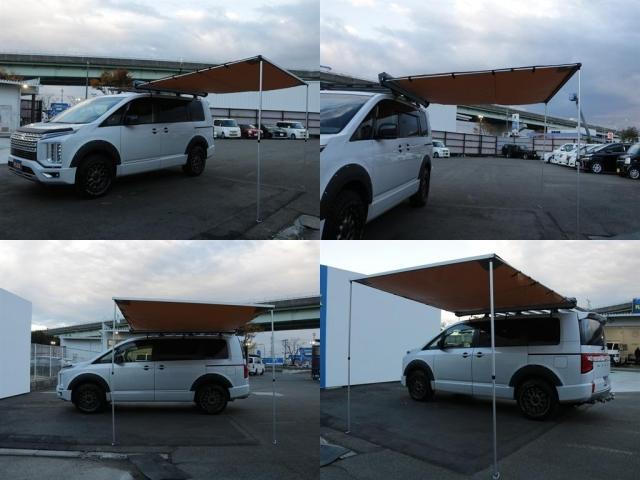 デリカＤ：５ Ｍ　オフロードカスタム＆ビックエックスメカレスナビ　フリップダウンモニター　ＭＫＷ１６インチアルミホイル　ヒッチメンバー　ＡＲＢサイドオーニング　ルーフキャリア　シートカバー（15枚目）