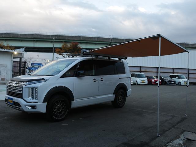 デリカＤ：５ Ｍ　オフロードカスタム＆ビックエックスメカレスナビ　フリップダウンモニター　ＭＫＷ１６インチアルミホイル　ヒッチメンバー　ＡＲＢサイドオーニング　ルーフキャリア　シートカバー（33枚目）