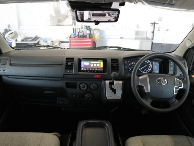 ハイエースバン DX GLパッケージ バン架装用パッケージ TSS付ICS付 寒冷地レス バルベロアーバングランデ 17インチAW カロナビ7インチナビ 天井・壁面断熱処理 FFヒーター サブバッテリー105Ah 上開き式冷蔵冷凍庫40L(4枚目)