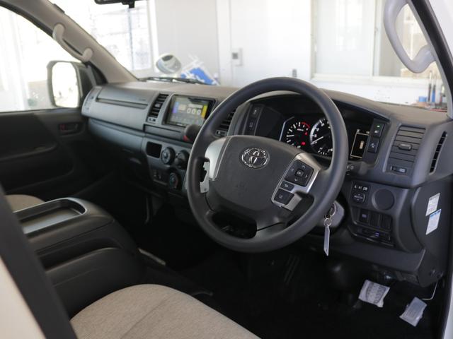 ハイエースバン DX GLパッケージ バン架装用パッケージ TSS付ICS付 寒冷地レス バルベロアーバングランデ 17インチAW カロナビ7インチナビ 天井・壁面断熱処理 FFヒーター サブバッテリー105Ah 上開き式冷蔵冷凍庫40L(27枚目)