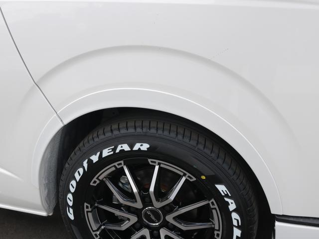 ハイエースバン ＳロングワイドＤＸ　ＧＬパッケージ　パーキングサポート　フローリング施工・レザートリム施工済み　アルパイン　ＢＩＧ－Ｘ１１（メカレス）　オリジナル　ネオトレースＲＥＤ　ＬＥＤテールランプ　オリジナルデルフ０６　１７インチアルミホイル（22枚目）