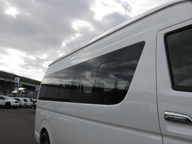 ハイエースバン ＳロングワイドＤＸ　ＧＬパッケージ　パーキングサポート　フローリング施工・レザートリム施工済み　アルパイン　ＢＩＧ－Ｘ１１（メカレス）　オリジナル　ネオトレースＲＥＤ　ＬＥＤテールランプ　オリジナルデルフ０６　１７インチアルミホイル（79枚目）