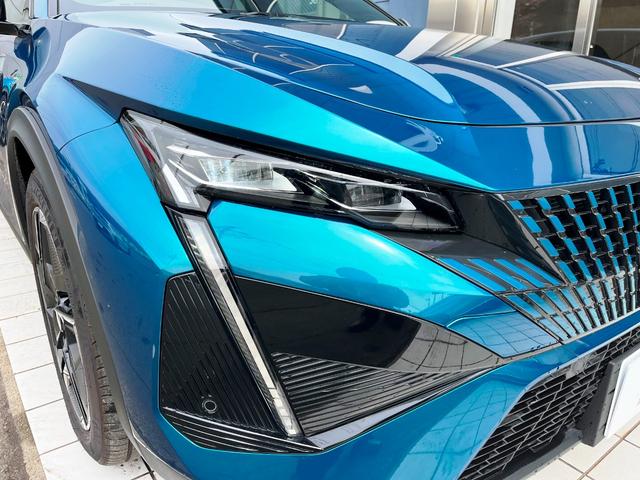 408 GTハイブリッド マトリックスLEDヘッドライト 純正ナビ 360度カメラ 半革パワーシート シートヒーター 衝突軽減ブレーキ ブラインドスポット クリアランスソナー ACC 純正19インチAW(22枚目)