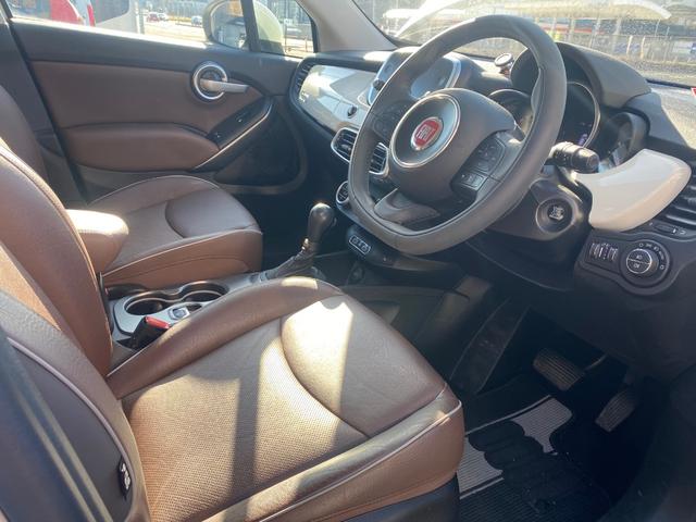 500X ポップスター プラス ブラウンレザーシート ETC シートヒーター パワーシート バックカメラ ドライブレコーダー Bluetooth接続 純正18インチアルミホイール USB接続(9枚目)