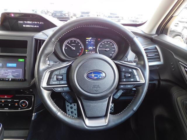フォレスター スポーツ SDナビ Rカメラ SDナビ リヤビューカメラ スマートリヤビューミラー フロントビューカメラ サイドビューカメラ スバルリヤビークルディテクション 運転席・助手席・後席シートヒーター ステアリングヒーター(43枚目)