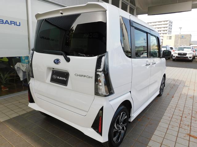 シフォン カスタムR スマートアシスト SDナビ Rカメラ SDナビ リヤビューカメラ リヤ両側パワースライドドア コーナーセンサー 運転席・助手席シートヒーター オートライト キーレスアクセス&プッシュスタート オートエアコン(3枚目)