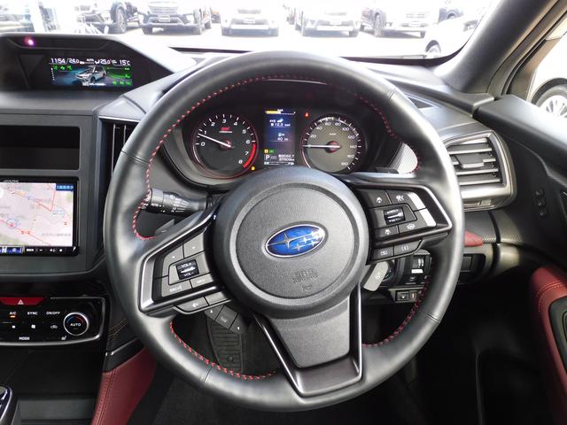 フォレスター STIスポーツ SDナビ Rカメラ ETC SDナビ リヤビューカメラ ETC スバルリヤビークルディテクション サイドビューカメラ フロントビューカメラ キーレスアクセス&プッシュスタート ステアリングヒーター(42枚目)