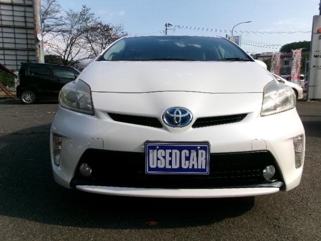 プリウス G 後期型・純正8インチHDDナビ・地デジ・バックカメラ・Bluetooth・ビルドインETC・ハーフレザーシート・クルーズコントロール・AC100V対応・HIDヘッドライト・フォグランプ・スマートキー(9枚目)