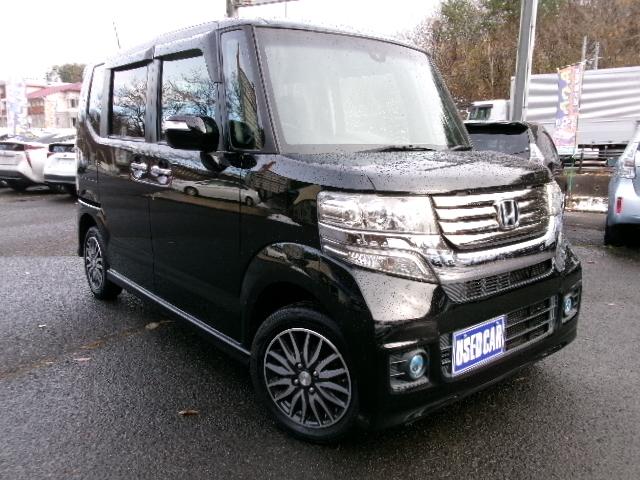 N-BOXカスタム G・Aパッケージ 4WD・シティブレーキアクティブシステム・メモリーナビ・地デジ・バックカメラ・Bluetooth・パワースライドドア・モデューロ14インチアルミホイール・HIDヘッドライト・フォグランプ・スマートキー(7枚目)