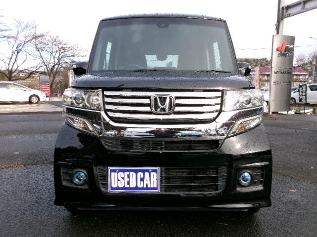 N-BOXカスタム G・Aパッケージ 4WD・シティブレーキアクティブシステム・メモリーナビ・地デジ・バックカメラ・Bluetooth・パワースライドドア・モデューロ14インチアルミホイール・HIDヘッドライト・フォグランプ・スマートキー(9枚目)