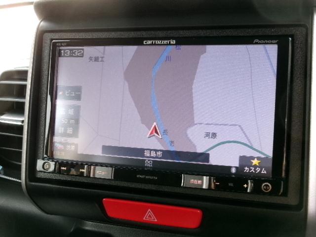 N-BOXカスタム G・Aパッケージ 4WD・シティブレーキアクティブシステム・メモリーナビ・地デジ・バックカメラ・Bluetooth・パワースライドドア・モデューロ14インチアルミホイール・HIDヘッドライト・フォグランプ・スマートキー(20枚目)