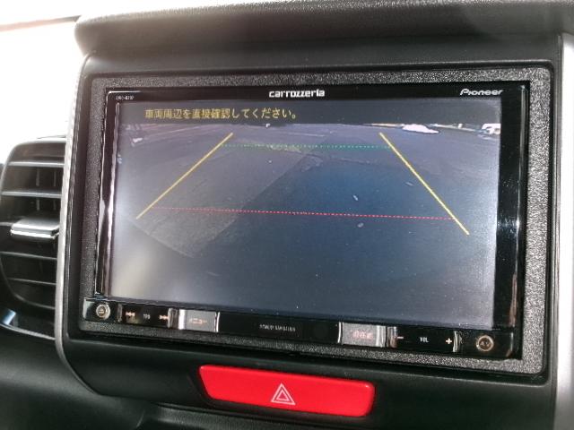 N-BOXカスタム G・Aパッケージ 4WD・シティブレーキアクティブシステム・メモリーナビ・地デジ・バックカメラ・Bluetooth・パワースライドドア・モデューロ14インチアルミホイール・HIDヘッドライト・フォグランプ・スマートキー(21枚目)