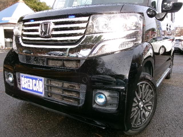 N-BOXカスタム G・Aパッケージ 4WD・シティブレーキアクティブシステム・メモリーナビ・地デジ・バックカメラ・Bluetooth・パワースライドドア・モデューロ14インチアルミホイール・HIDヘッドライト・フォグランプ・スマートキー(39枚目)