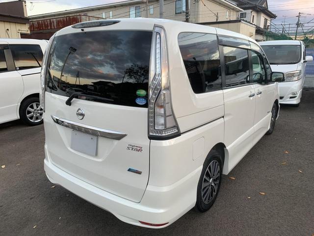 ハイウェイスター S-ハイブリッド 後期モデル 両側パワスラ 純正メモリーナビ地デジTV フリップダウンモニター Bカメラ アイドリングストップ スマートキー プッシュスタート ETC 純正16インチAW 8人乗り 近畿仕入れ(13枚目)