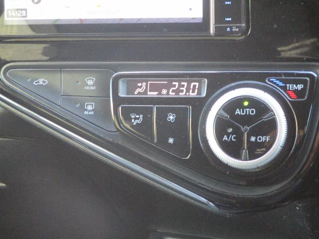 アクア S トヨタセーフティーセンス スマートキー&プッシュスタート 社外ナビ フルセグTV バックモニター DVDビデオ再生&Bluetoothオーディオ 純正ドライブレコーダー ETC(9枚目)