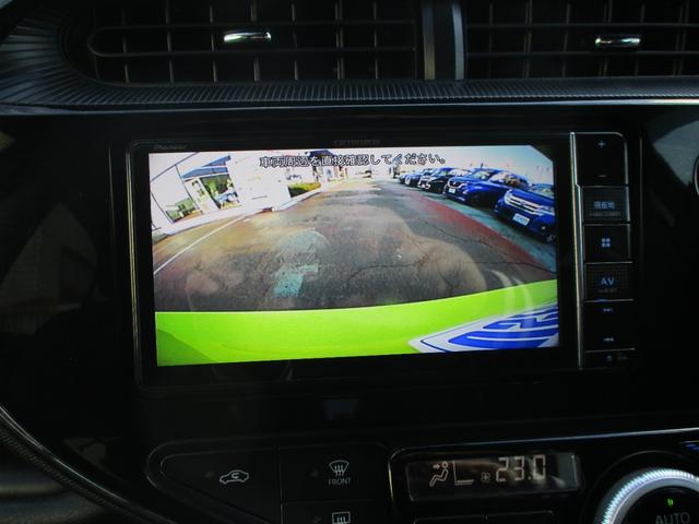 アクア S トヨタセーフティーセンス スマートキー&プッシュスタート 社外ナビ フルセグTV バックモニター DVDビデオ再生&Bluetoothオーディオ 純正ドライブレコーダー ETC(11枚目)