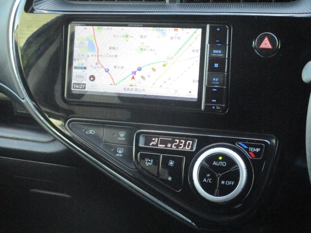 アクア S トヨタセーフティーセンス スマートキー&プッシュスタート 社外ナビ フルセグTV バックモニター DVDビデオ再生&Bluetoothオーディオ 純正ドライブレコーダー ETC(43枚目)