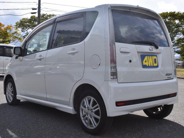 ムーヴ カスタム　Ｘリミテッド４ＷＤ　オートエアコン／パワステ／ＨＩＤライト／ベンチシート／フルフラット／パワーウィンドウ／運転席エア／助手席エアバッグ／サイドエアバッグ／ＡＢＳ／スマートキー／盗難防止システム／保証付き（6枚目）