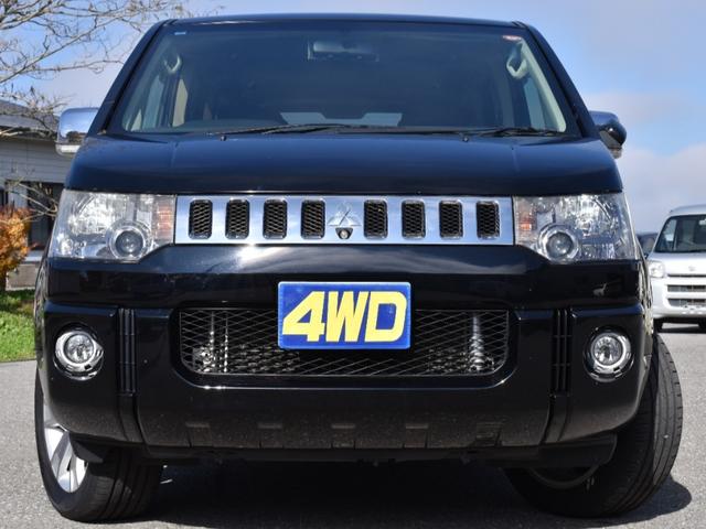 デリカD:5 シャモニー /7人乗り/4WD /純正HDDナビ/キャプテンシート/フロントカメラ/バックカメラ/サイドカメラ/クルーズコントロール/HIDヘッドライト/フルセグTV/ETC/盗難防止装置/中古スタッドレスタイヤセット/保証付き(2枚目)