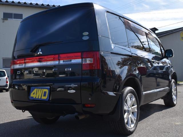 デリカD:5 シャモニー /7人乗り/4WD /純正HDDナビ/キャプテンシート/フロントカメラ/バックカメラ/サイドカメラ/クルーズコントロール/HIDヘッドライト/フルセグTV/ETC/盗難防止装置/中古スタッドレスタイヤセット/保証付き(8枚目)